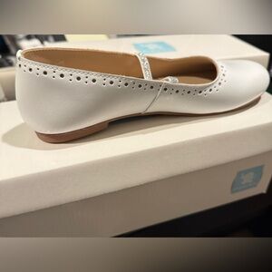 Elephantito Kids Leather White Mary Jane Dress Shoes